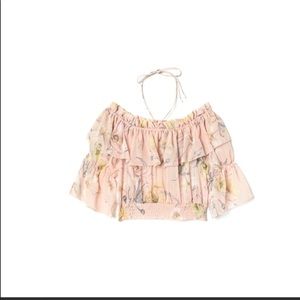Off the shoulder floral top